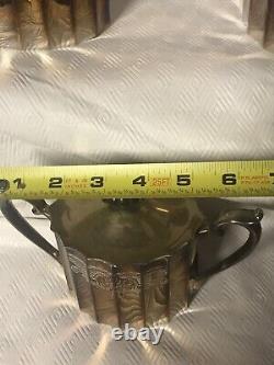 Antique Lunt Silver Plate Coffee Or Tea Set 3 Pieces