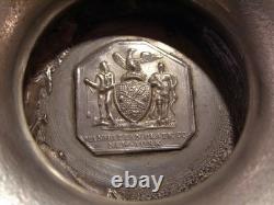 Antique Manhattan Floral Repousse Silver Coffee Tea Pot Set Service Engraved 5Pc Antique Manhattan Floral Repousse Silver Coffee Tea Pot Set Service Engraved 5Pc