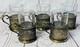 Antique Norblin & Co. Silver Plate Tea Glass Holders Set Of 5 Warsaw