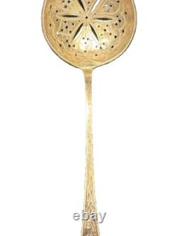 Antique Norwegian A. Westerbom 1892 Silver Plate Tea Strainer Beautiful