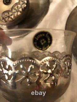Antique Ornate Hand Finished Silver Plate Tea Set Victorian Windsor Series