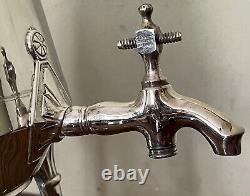 Antique Ornate Reed & Barton Silver Plate Tea Samovar 14 Tall Dated 1868