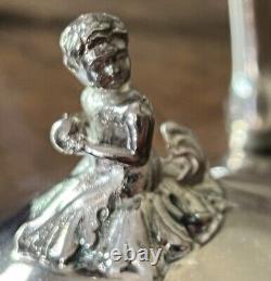 Antique Ornate Reed & Barton Silver Plate Tea Samovar 14 Tall Dated 1868