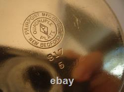 Antique Pairpoint Quadruple Plate #317 Repousse Grapes & Vine Coffee/tea Set