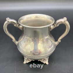 Antique Pairpoint Quadruple Plate Silver Tea Set Victorian Elegance & Charm
