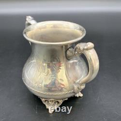 Antique Pairpoint Quadruple Plate Silver Tea Set Victorian Elegance & Charm