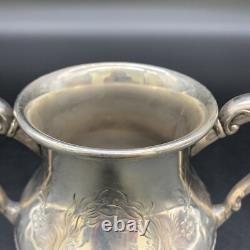Antique Pairpoint Quadruple Plate Silver Tea Set Victorian Elegance & Charm