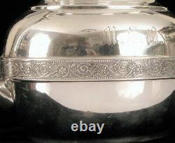 Antique Pat 1875 Tiffany & Co Beautiful Silver Soldered Demitasse Tea Pot Coffee