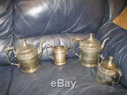 Antique REED & BARTON Tea Set 2940 Silver plated