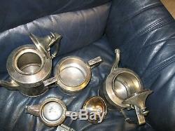 Antique REED & BARTON Tea Set 2940 Silver plated