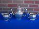 Antique Reed And Barton 3 Piece Silver Plate Tea Set