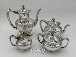 Antique Reed And Barton Silver Soldered Plate Tea Set