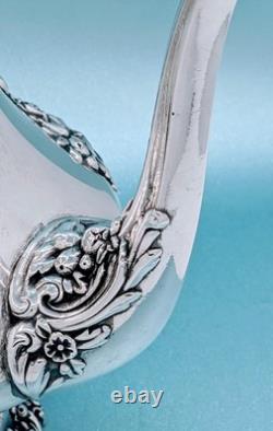 Antique Reed Barton Silver Plate Large King Francis Tea Pot Coffee Pot Hot 1650