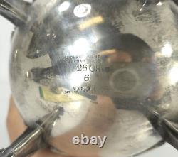Antique Reed & Barton Silverplate Aesthetic 3 Piece Tea Coffee Creamer Set