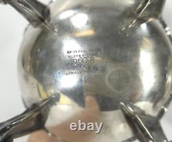 Antique Reed & Barton Silverplate Aesthetic 3 Piece Tea Coffee Creamer Set
