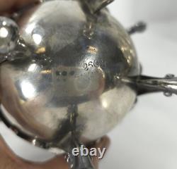 Antique Reed & Barton Silverplate Aesthetic 3 Piece Tea Coffee Creamer Set