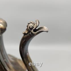 Antique Reed & Barton Victorian Silverplate 4-Piece Tea Set Hollowware 1919 Rare