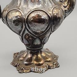 Antique Reed & Barton Victorian Silverplate 4-Piece Tea Set Hollowware 1919 Rare