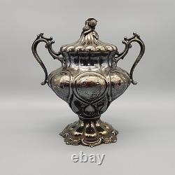 Antique Reed & Barton Victorian Silverplate 4-Piece Tea Set Hollowware 1919 Rare