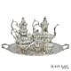 Antique Reed & Barton Winthrop Silver Plated Tea Set With Webster Wilcox Tray