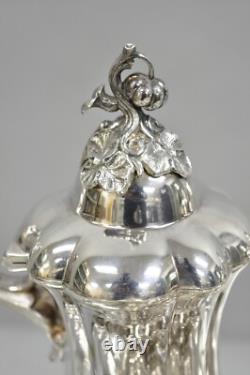 Antique Reed & Barton Winthrop Silver Plated Tea Set with Webster Wilcox Tray