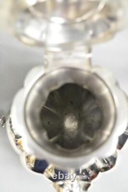 Antique Reed & Barton Winthrop Silver Plated Tea Set with Webster Wilcox Tray