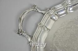 Antique Reed & Barton Winthrop Silver Plated Tea Set with Webster Wilcox Tray Antique Reed & Barton Winthrop Silver Plated Tea Set with Webster Wilcox Tray