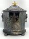 Antique Robbe & Berking Silver Plated Lion Head Tea Caddy Box Container 8.3/8