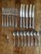 Antique Roger 1847 Charter Oak 8 Tea 5 Knives 6 Forks. 20 Total Silver Plate