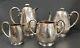 Antique Scottish Silverplate Tea Coffee Set By Rattray Of Dundee