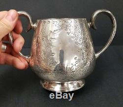 Antique Scottish Silverplate Tea Coffee Set by RATTRAY of DUNDEE