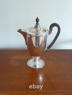 Antique Silver EPBM Tea Pot, coffee Pot, Sugar Bowl, Cream Jug. Maple & Co. Ltd