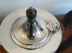 Antique Silver EPBM Tea Pot, coffee Pot, Sugar Bowl, Cream Jug. Maple & Co. Ltd