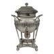 Antique Silver Plate Coffee Tea Water Samovar Urn Paw Feet Monogrammed Hl
