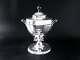 Antique Silver Plate Coffee Urn Hot Tea Dispenser Samovar