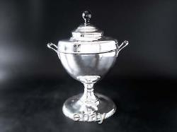 Antique Silver Plate Coffee Urn Hot Tea Dispenser Samovar