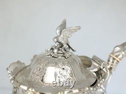 Antique Silver Plate(Plated) Martin & Hall English Victorian Tea Service set