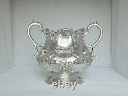 Antique Silver Plate(Plated) Martin & Hall English Victorian Tea Service set