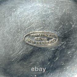 Antique Silver Plate Sugar Bowl Cream Jug on Stand Tea Set Art Deco c1930 Yeoman