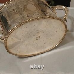 Antique Silver Plate Tea Pot Georgian Design 19th C