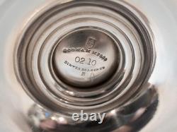 Antique Silver Plate Tea Set Coffee Service Flower Finial Gorham Silver Soldered