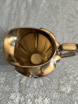 Antique Silver Plate Tea Set / Service By Wallace Bros Silver Co, Monogrammed