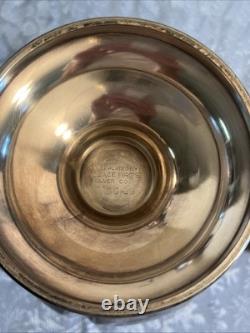 Antique Silver Plate Tea Set / Service By Wallace Bros Silver Co, Monogrammed