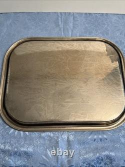 Antique Silver Plate Tea Set / Service By Wallace Bros Silver Co, Monogrammed
