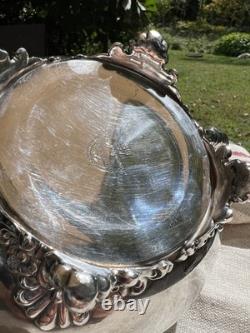 Antique Silver Plate Tea Set Service & Tray Beverly Manor Wilcox IS 5 Pieces