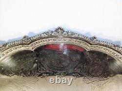 Antique Silver Plate Tray Handled Tea Set Tray LARGE ALEX CLARK London