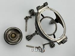 Antique Silver Plate Victorian Spirit Kettle/Tea Pot with Stand and Burner
