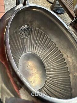 Antique Silver Plate Victorian Spirit Kettle/Tea Pot with Stand and Burner