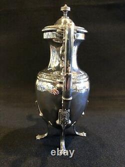 Antique Silver Plate on Copper Bachelor Tea Pot Hallmarked