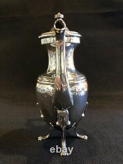 Antique Silver Plate on Copper Bachelor Tea Pot Hallmarked